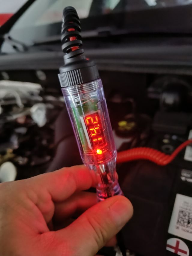 Probador de voltaje automotriz de 3v a 48V