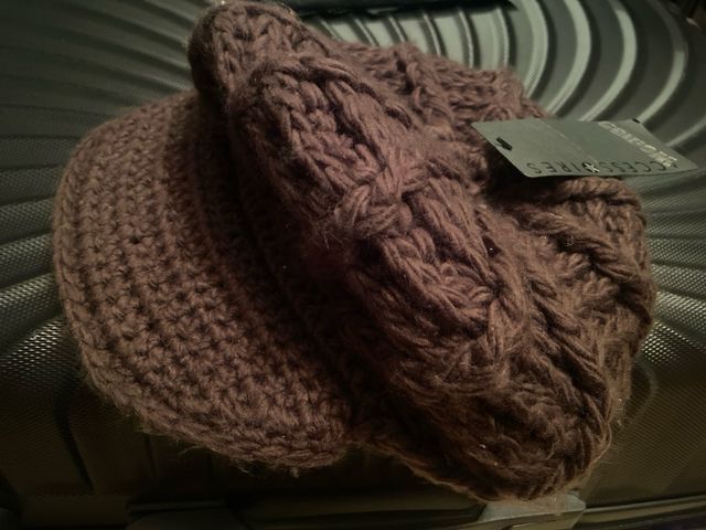 Gorra visera de punto