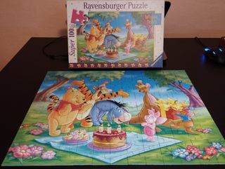 2 puzzle bimbi da 100 pezzi