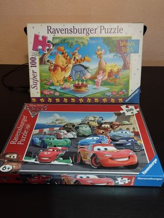 2 puzzle bimbi da 100 pezzi