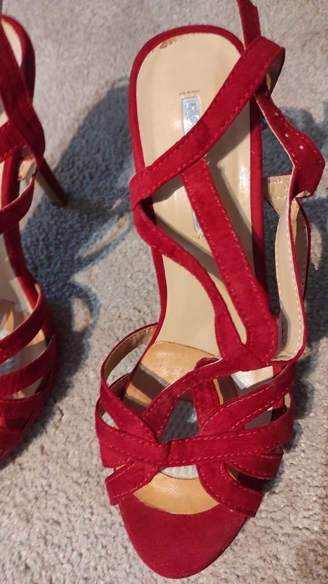 Sandalias rojas talla 38