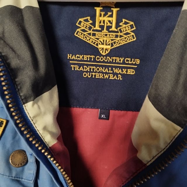 Chaqueta Hackett XL Azul para moto