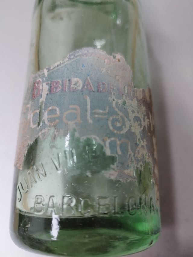 Antigua botella de refresco