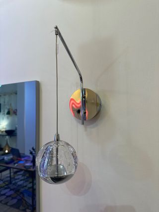 Aplique in vetro effetto bolla