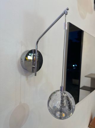 Aplique in vetro effetto bolla