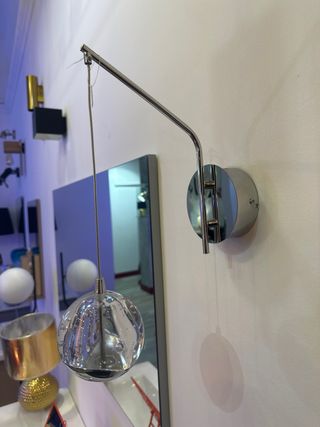 Aplique in vetro effetto bolla