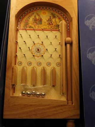Pinball vintage de madera. Juguetes Cayro