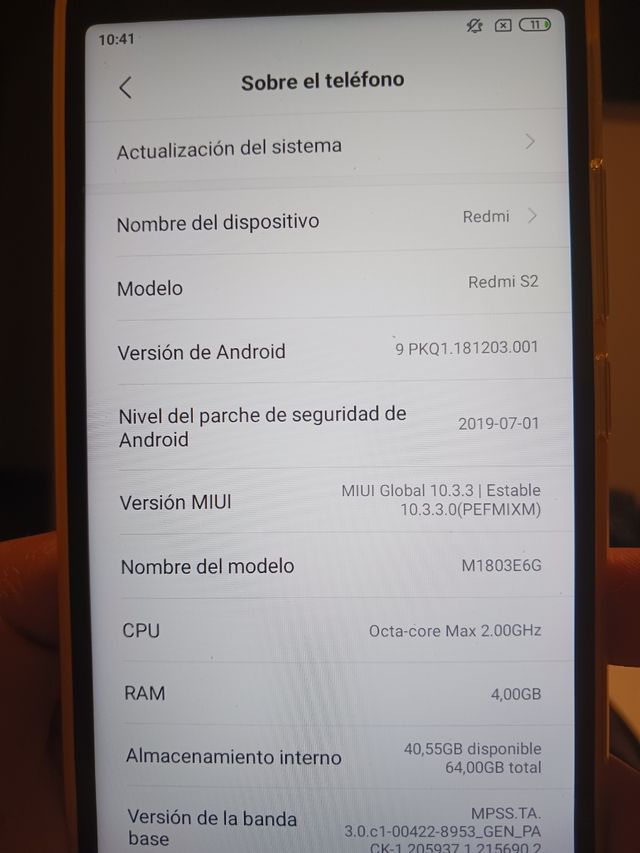 Movil Xiaomi Redmi S2