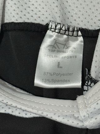 Culote L + Maillot L + guantes M ciclismo
