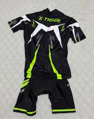 Culote L + Maillot L + guantes M ciclismo