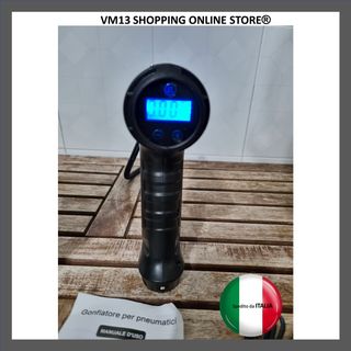 Gonfiatore a Batteria portatile per Bici-Moto