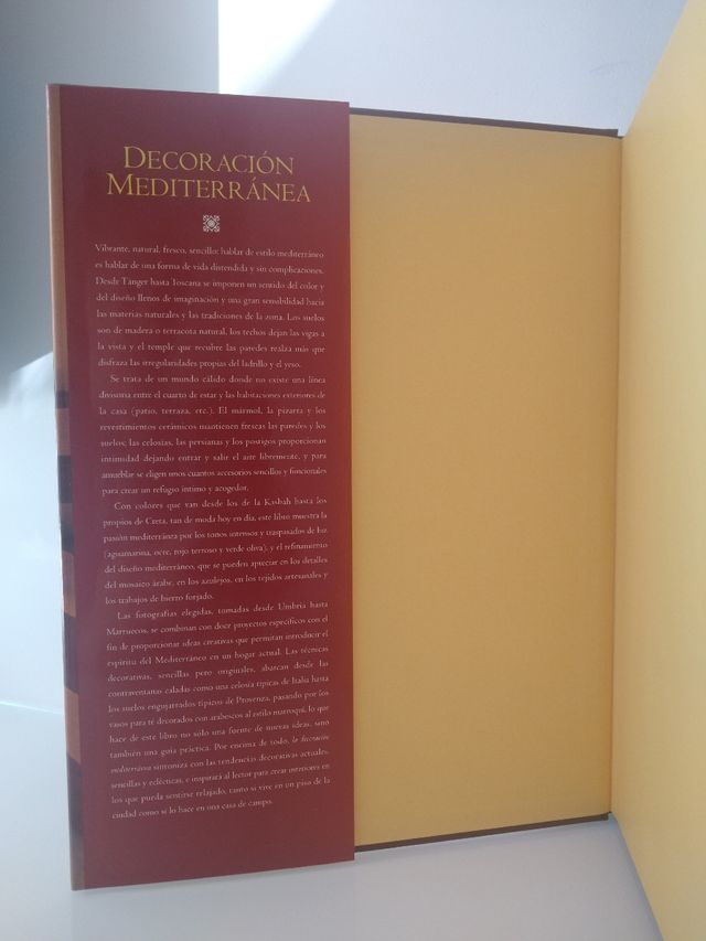 Libro NUEVO Decoración Mediterránea