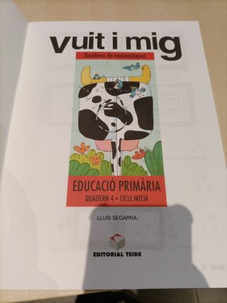 Cuaderno matemàticas