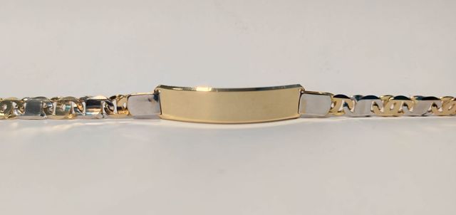 PROMOZIONE!! BRACCIALE SCHIAVO BICOLORE IN ORO 18K