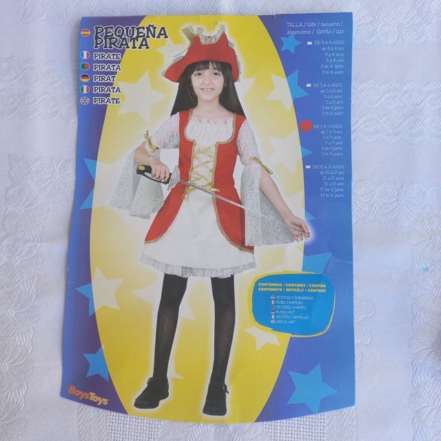 Disfraz Pirata, niña


