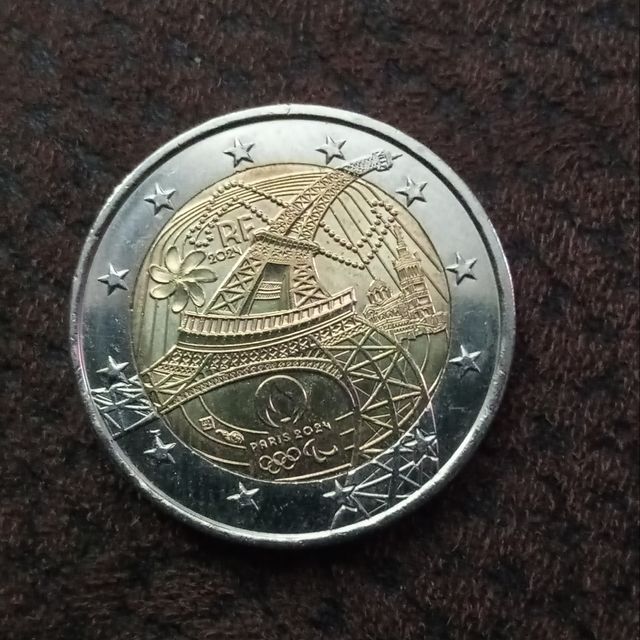 Moneda 2 euros Juegos Olimpicos Paris 2024