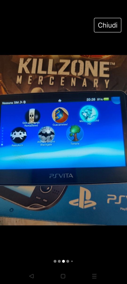 PlayStation vita Killzone 256 gb