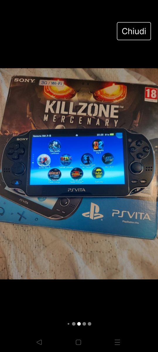 PlayStation vita Killzone 256 gb