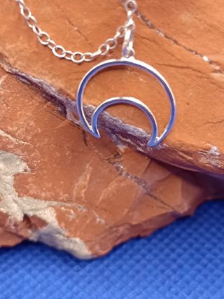✅Collar Plata de Ley 925 Luna 