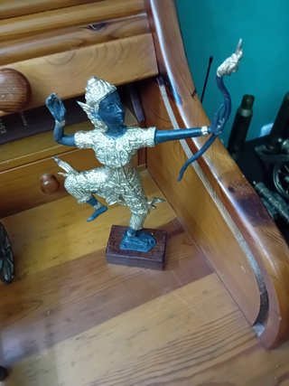 Figuras 2 Tailandia de bronce antiguo