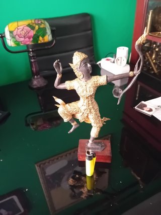 Figuras 2 Tailandia de bronce antiguo