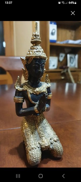 Figuras 2 Tailandia de bronce antiguo