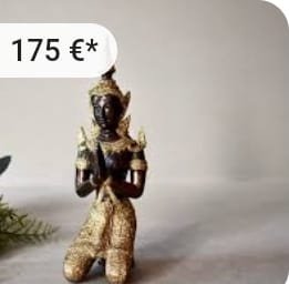 Figuras 2 Tailandia de bronce antiguo