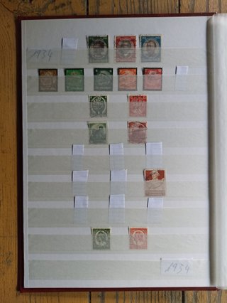 Colección de 248 sellos del Tercer Reich Alemán