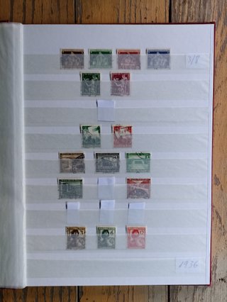 Colección de 248 sellos del Tercer Reich Alemán