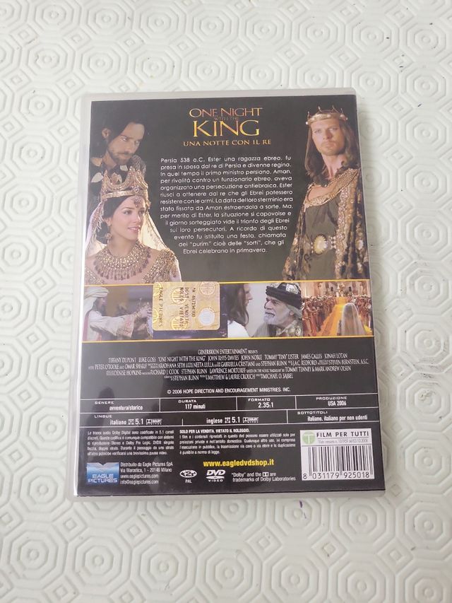 Film DVD "Una notte con il Re"