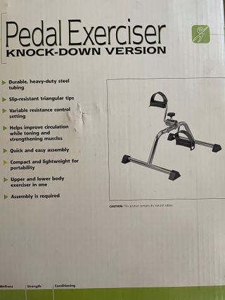 Pedales para ejercitar piernas y brazos