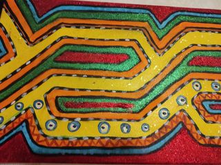 Quadro arilico su tela con glitter pezzo unico