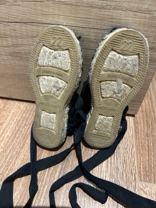 Alpargatas  baturro/a talla 22