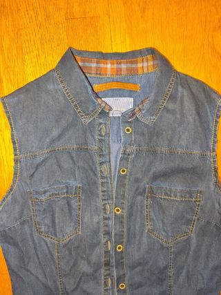 Chaleco vaquero mujer