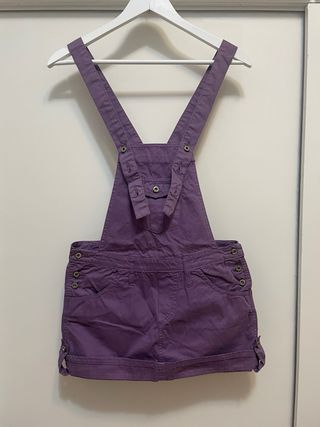 Peto falda vaquero morado