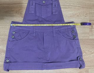 Peto falda vaquero morado