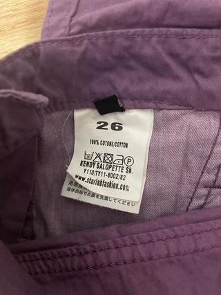 Peto falda vaquero morado