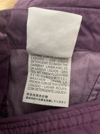 Peto falda vaquero morado