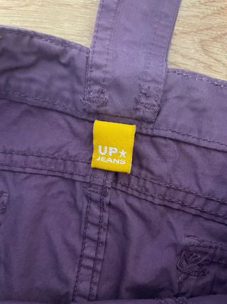 Peto falda vaquero morado