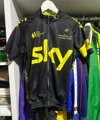 equpacion ciclismo sky culotte badana maillot