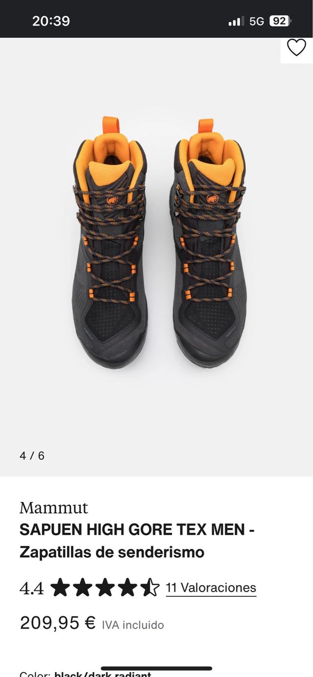 Botas de montaña mammut 