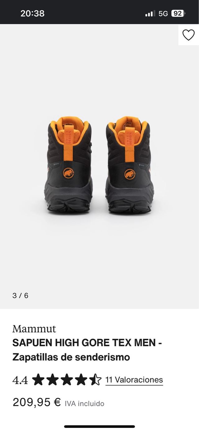 Botas de montaña mammut 