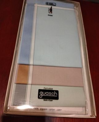 GUASCH pañuelos caballero 100% algodón.