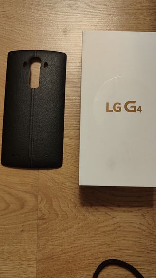 Funda trasera efecto piel para LG G4
