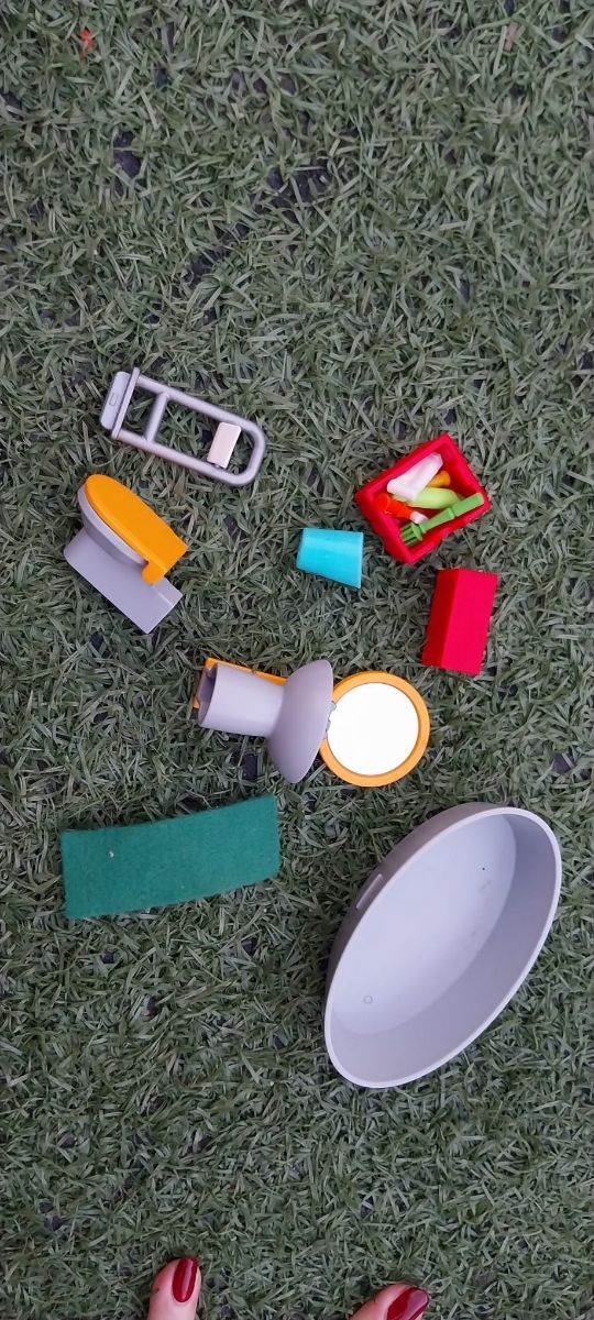 Casa playmobil y tienda de ropa