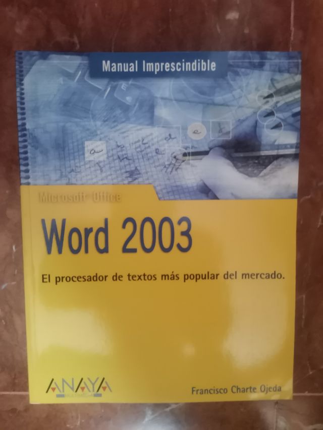4 Libros de informática. Excel, word, acces, basic