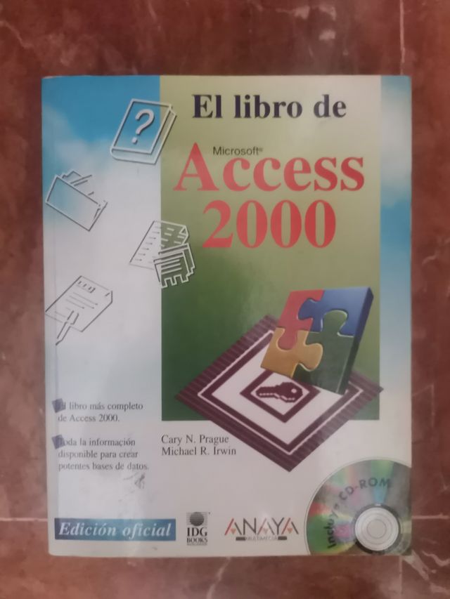 4 Libros de informática. Excel, word, acces, basic