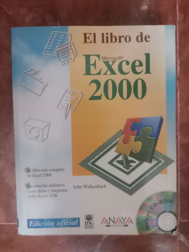 4 Libros de informática. Excel, word, acces, basic