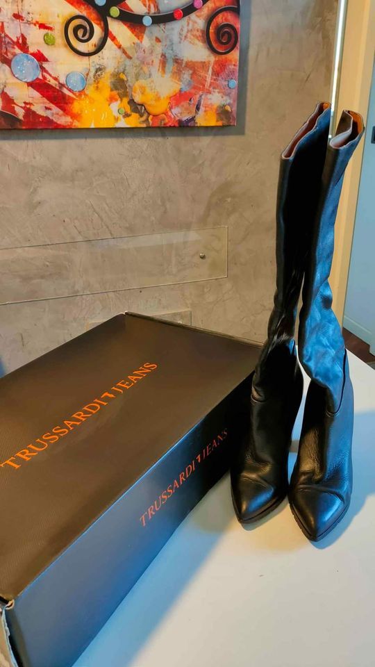 Stivali in pelle Trussardi