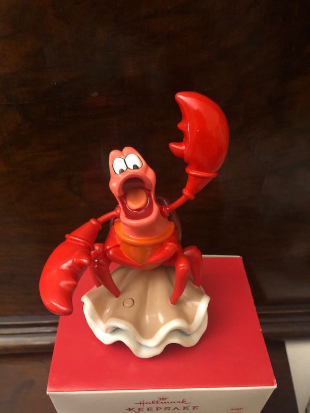 Sebastian Disney little mermaid ornament hallmark